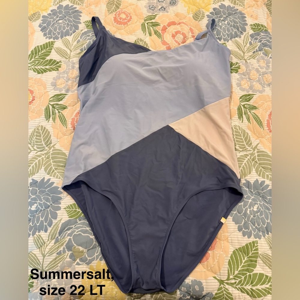 Summersalt Yellow and Gray Swimsuit